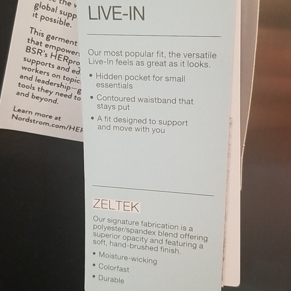 💕ZELLA💕 Live-In Leggings ~ Black Small S NWT - Picture 11 of 12